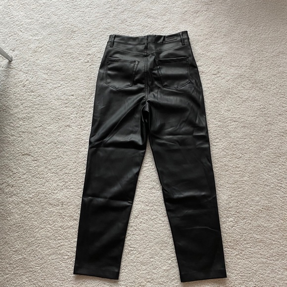 BLANKNYC Vegan Leather Straight Leg Pant - Picture 6 of 7